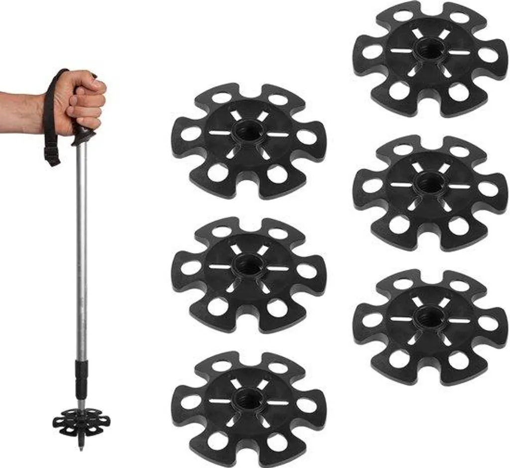Housse de protection pour bâtons de randonnée et ski - Lot de 6 unités