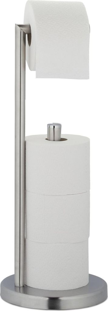 relaxdays Support de papier toilette sur pied Image du produit 