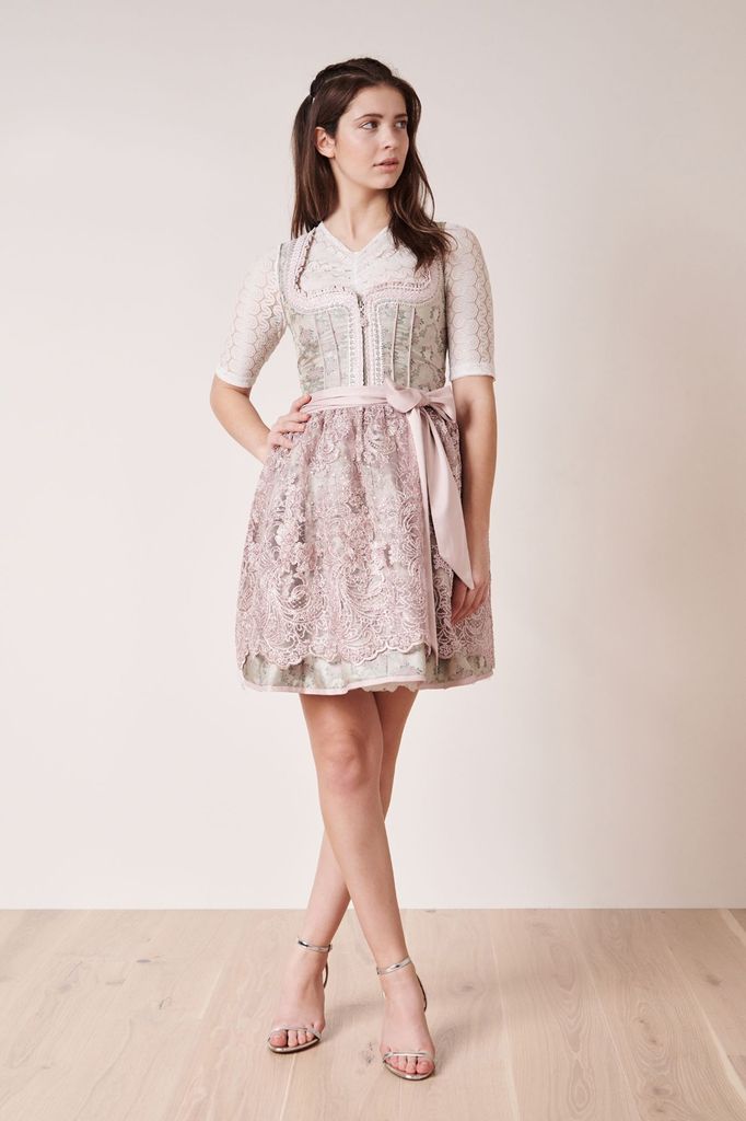 Dirndl Roxana 50er Länge hellgrün 40