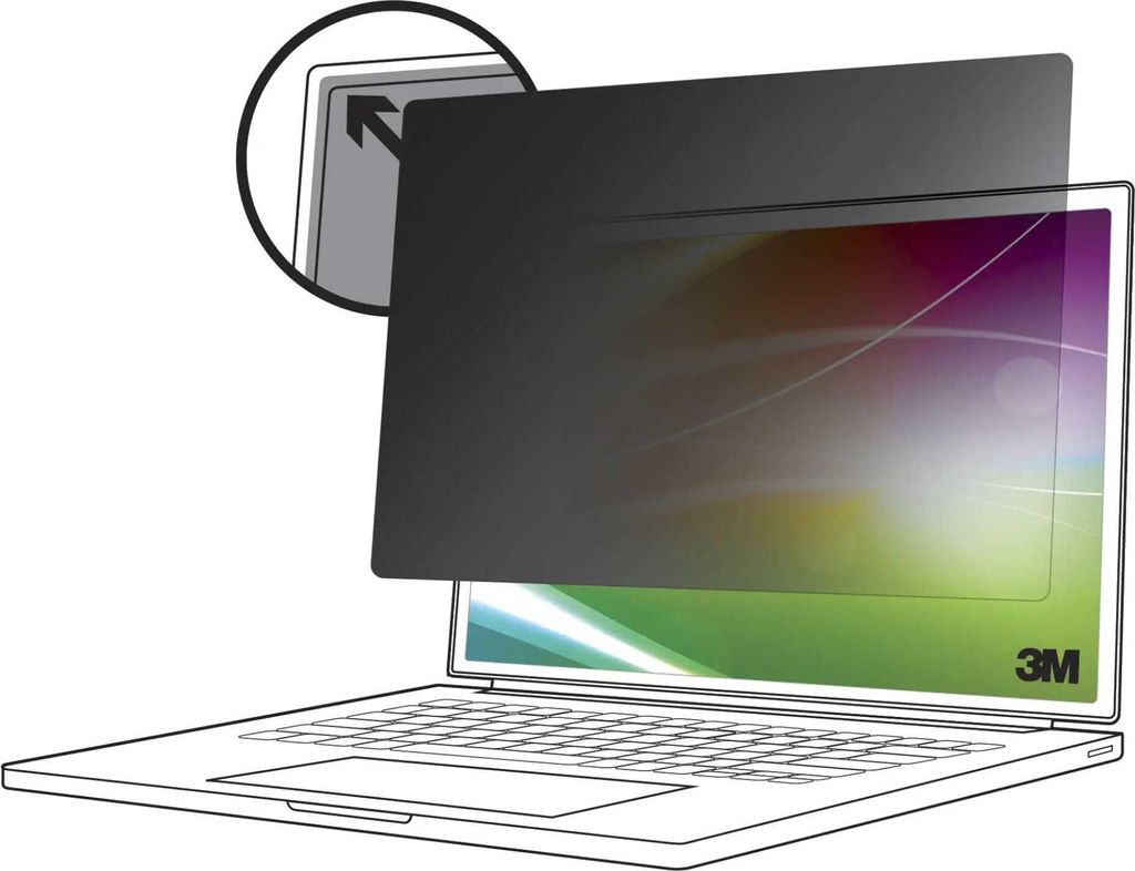 3M BPNAP002 Blickschutzf. 16:10 Bright Scr. MacBook Pro 13 M1-M2