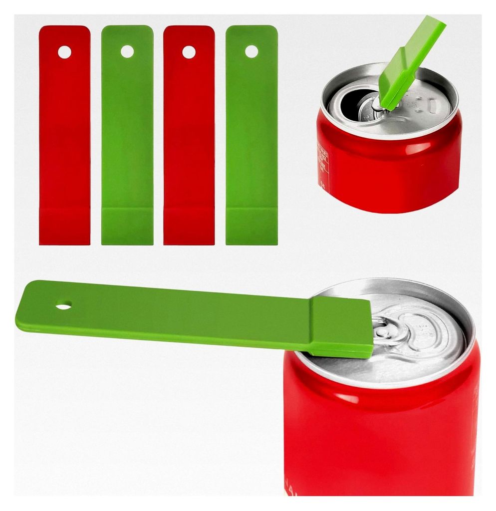 Dosenöffner-Set, 4 Stück, für Bier- und Softdrinkdosen, unverzichtbares Werkzeug für Partys und Barkeeper
