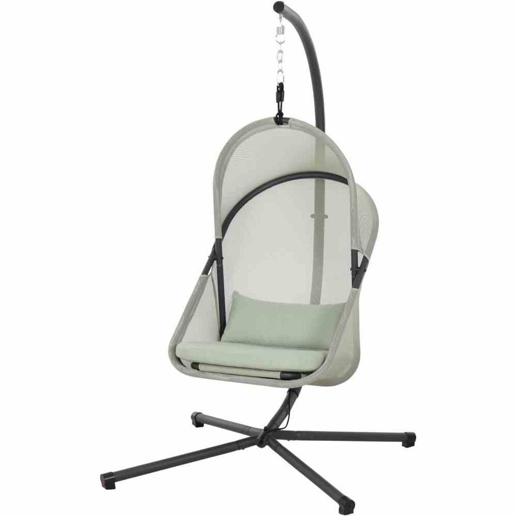 Siena Garden YOBAYA Hängesessel Light Green aus Stahl und Produktbild 