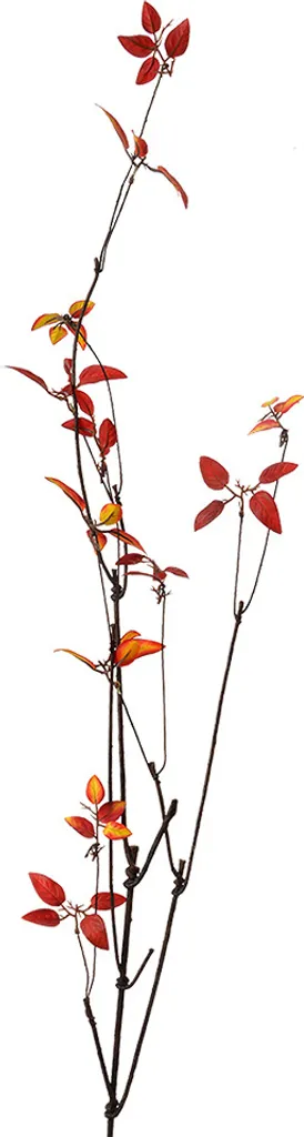 Plante artificielle rouge 116 cm - Arpentez un décor floral unique