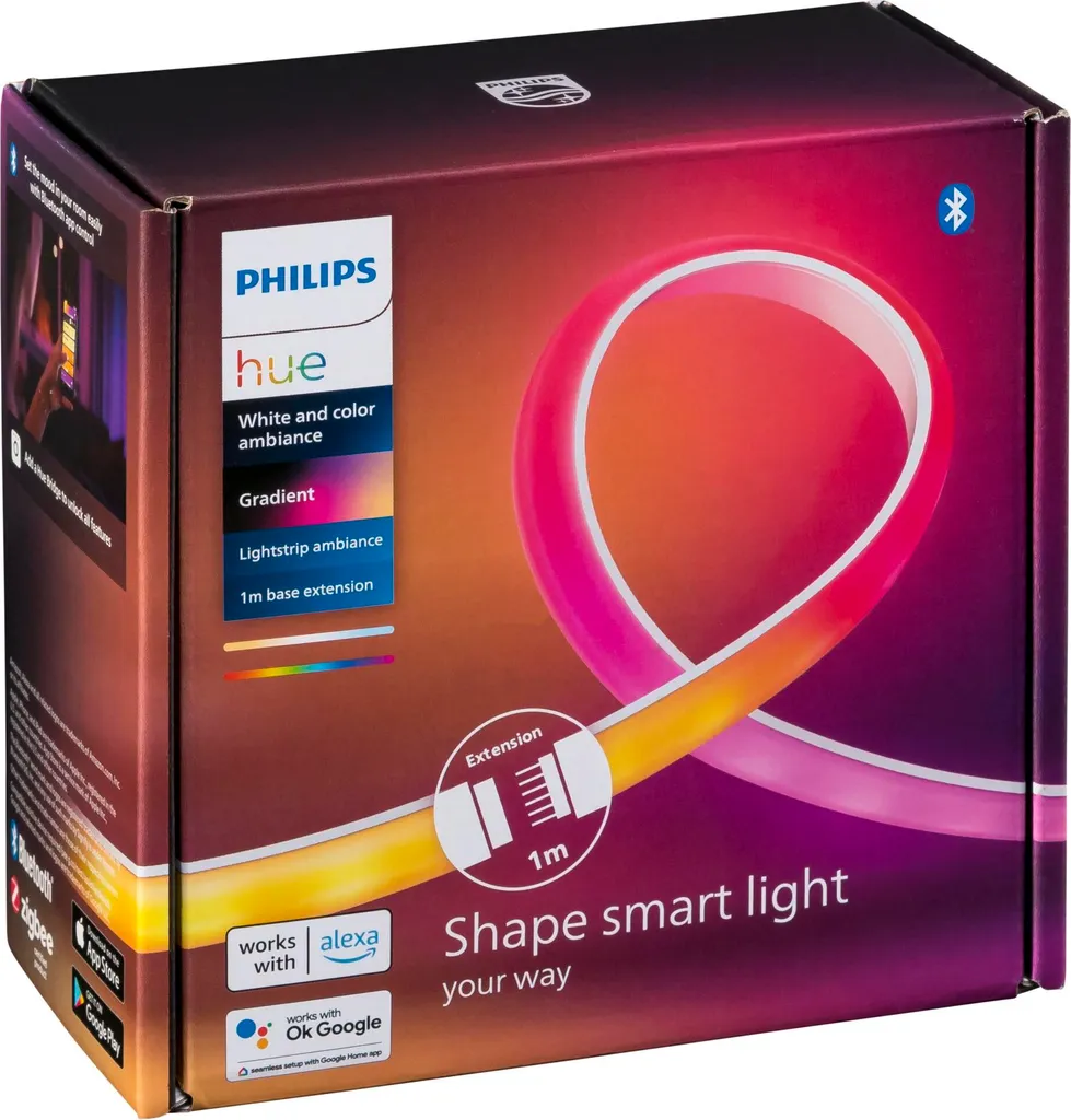 Estensione 1m Philips Hue Gradient Lightstrip | Illuminazione Design