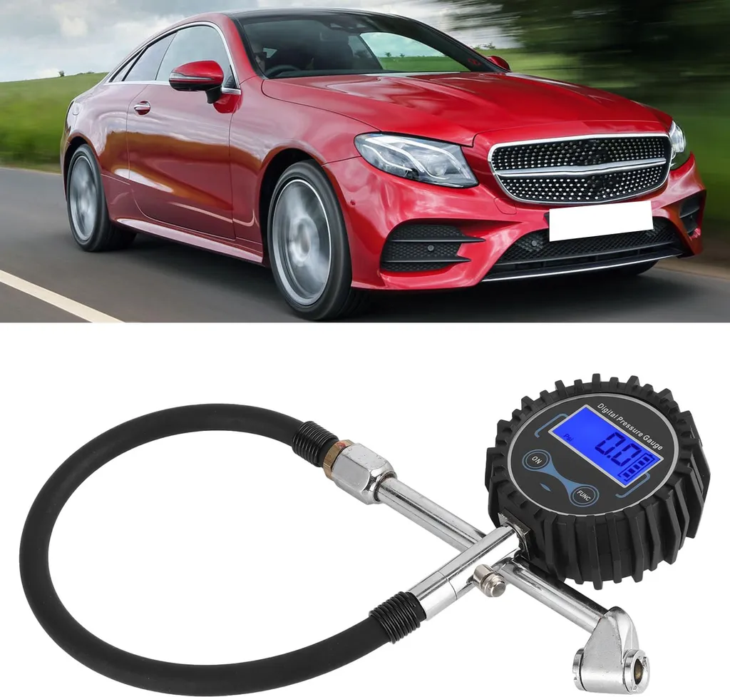 Misuratore Pressione Gomme Digitale 200 PSI Alta Precisione LCD - 4