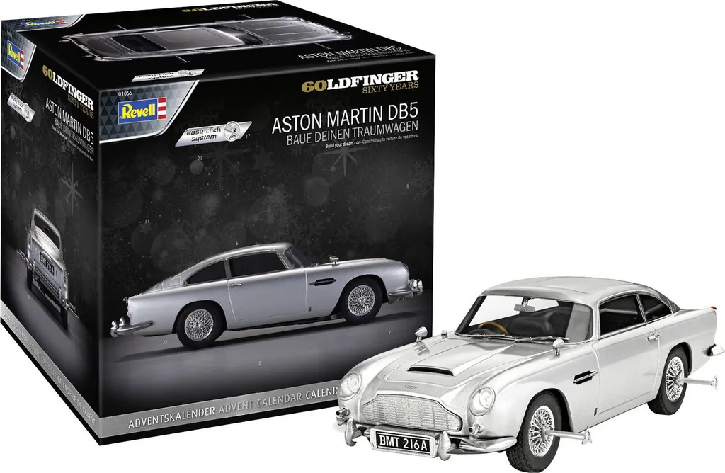 Calendrier de l'Avent Maquette Aston Martin DB5 James Bond Revell 01043