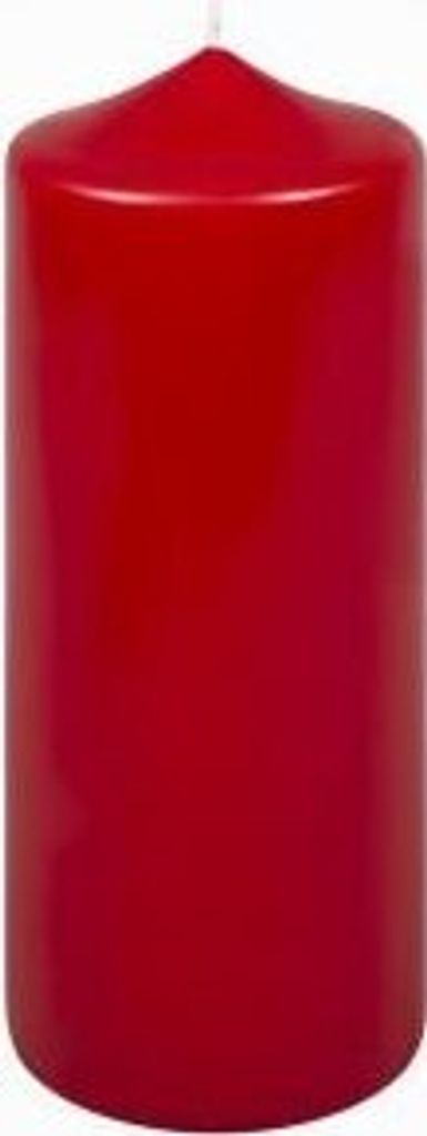 Premium Stumpenkerzen Antik Rot 200 x 80 mm, 1 Stück Produktbild 