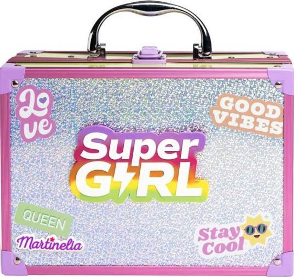 Kit trucco Supergirl con LED – set cosmetici per bambini Immagine del prodotto 