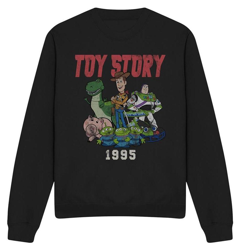 Toy Story - "1995" Sweatshirt für Herren/Damen Uni TV33773 (M) (Schwarz)