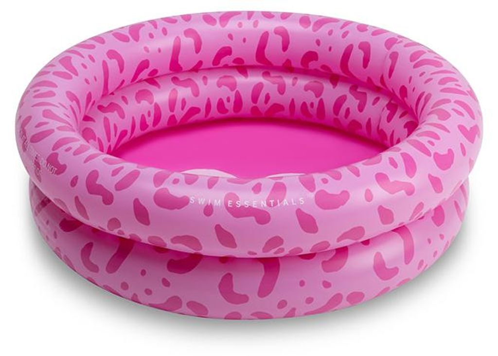 Swim Essentials Baby-Planschbecken – Rosa – Leopardenmuster – Ø 60 cm