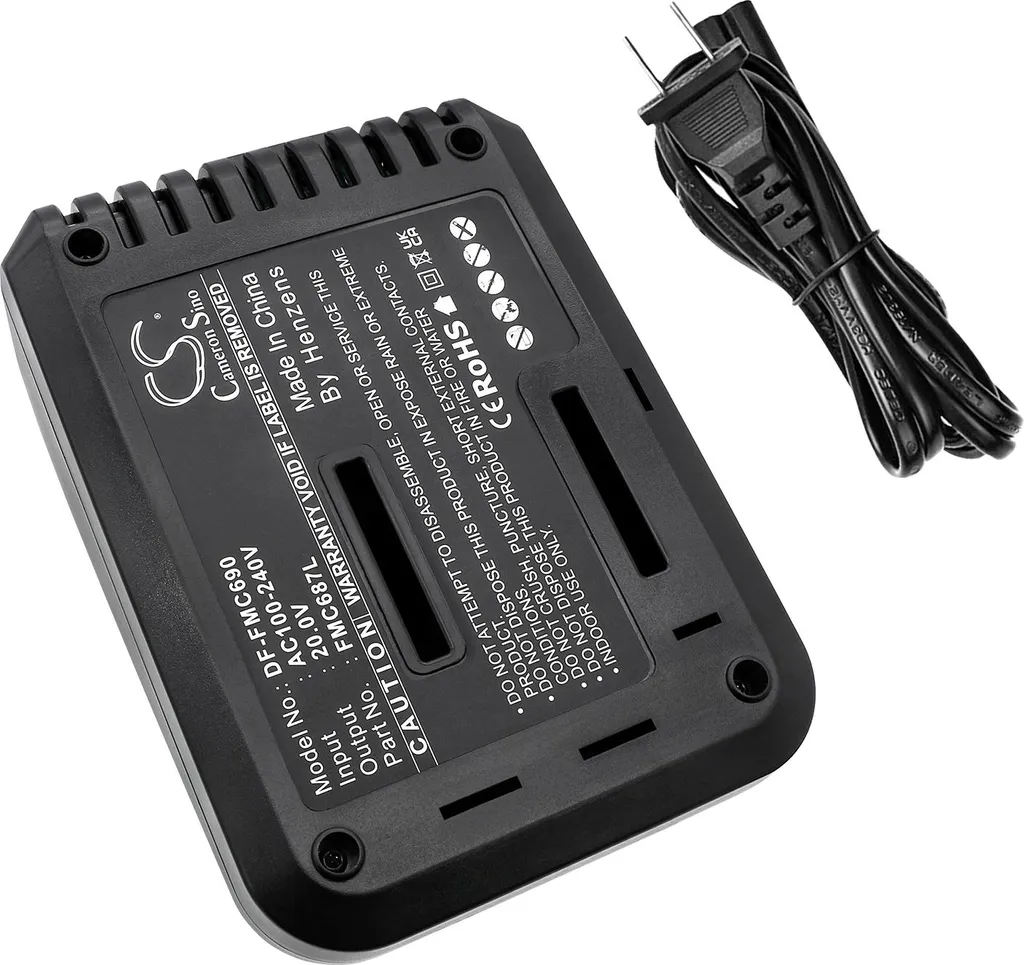 Chargeur de Remplacement pour Perceuse Black & Decker ASL186 18V