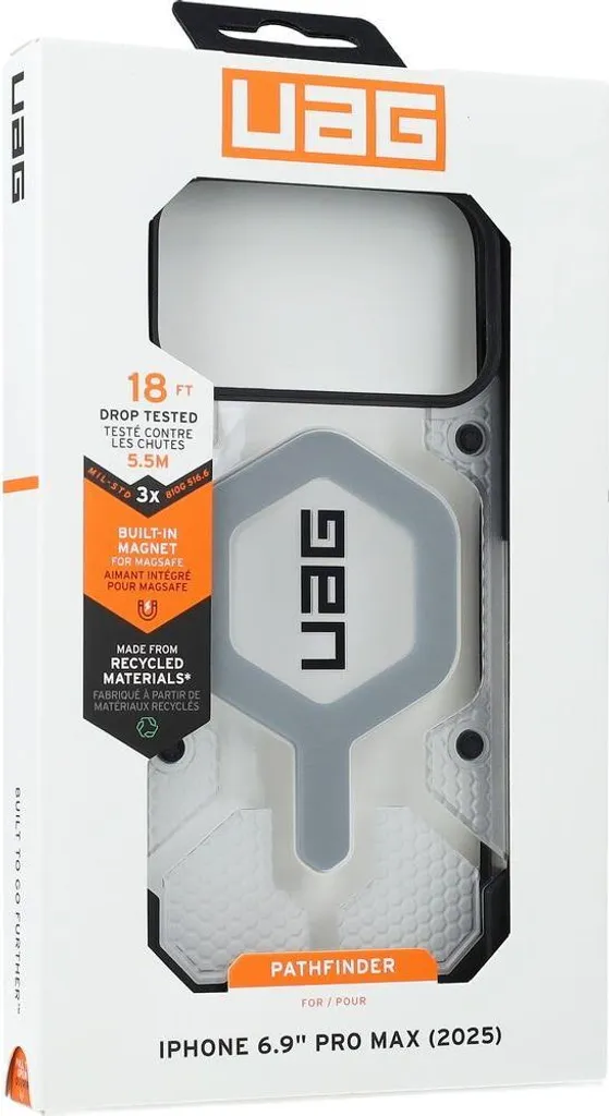 Custodia iPhone 17 Pro Max MagSafe UAG Pathfinder Clear - Nera - 4