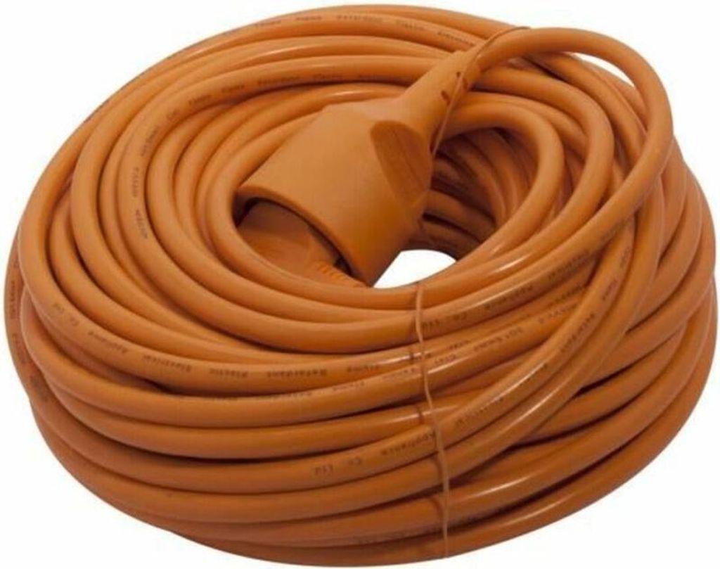 CHACON-Verlängerungskabel HO5VVF 3 x 1,5 mm² 25 m - Orange