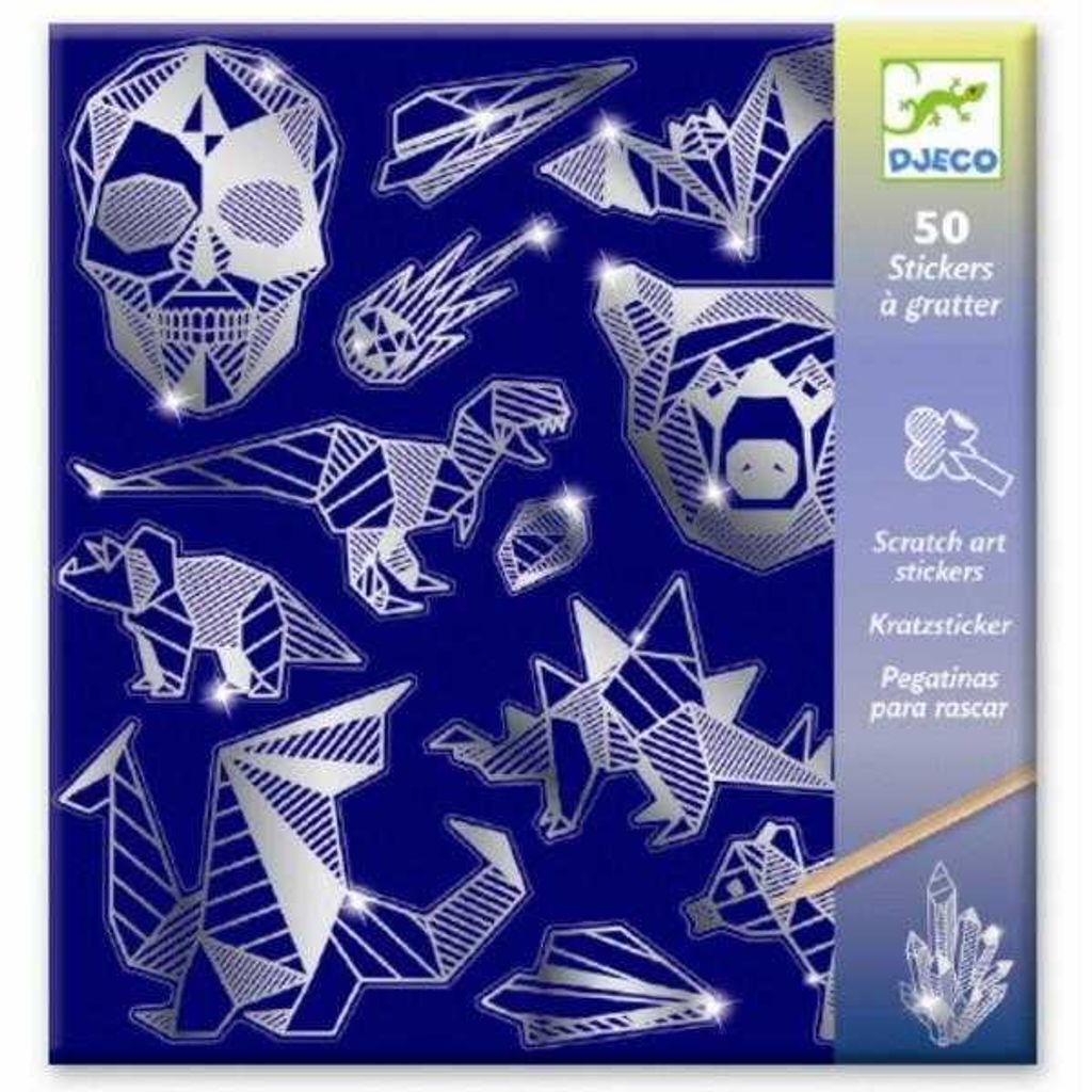 Kreatives Rubbel-Spiel mit Metalltafeln, Djeco