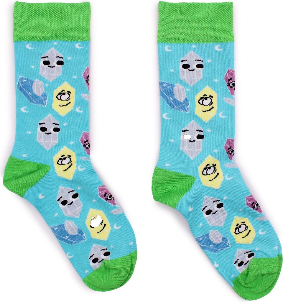 Socken Strümpfe Glückliche Edelsteine Diamant Schmucksteine Produktbild 