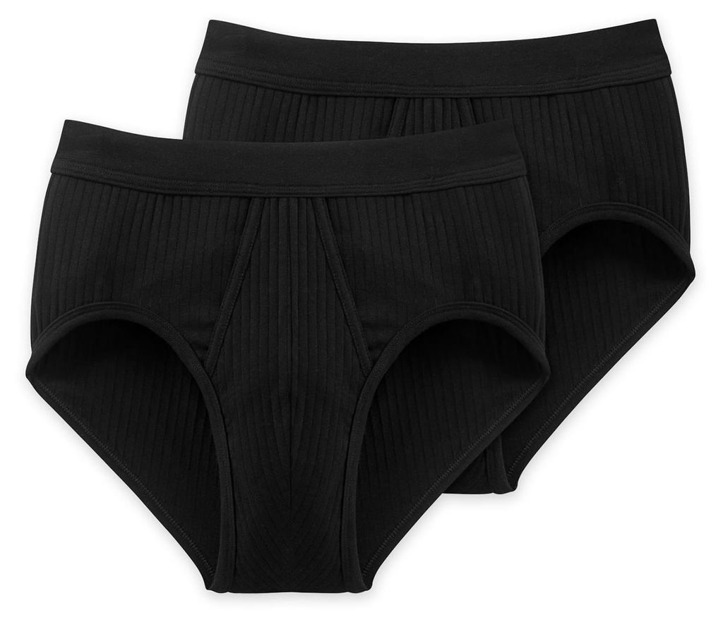 SCHIESSER Original-Sportslips (2er-Pack), schwarz