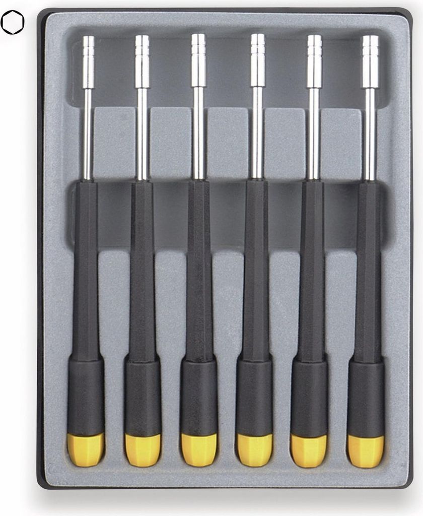 Donau Elektronik Electrical & precision engineering Screwdriver set 6-piece Hex head