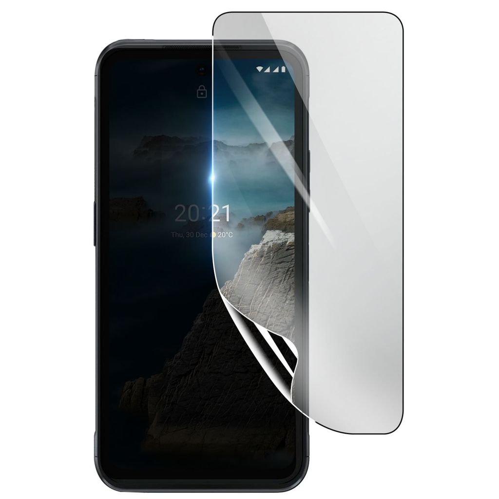 3mk, Stoß- und kratzfester Hydrogel Bildschirmschutz für Nokia XR20, Transparent