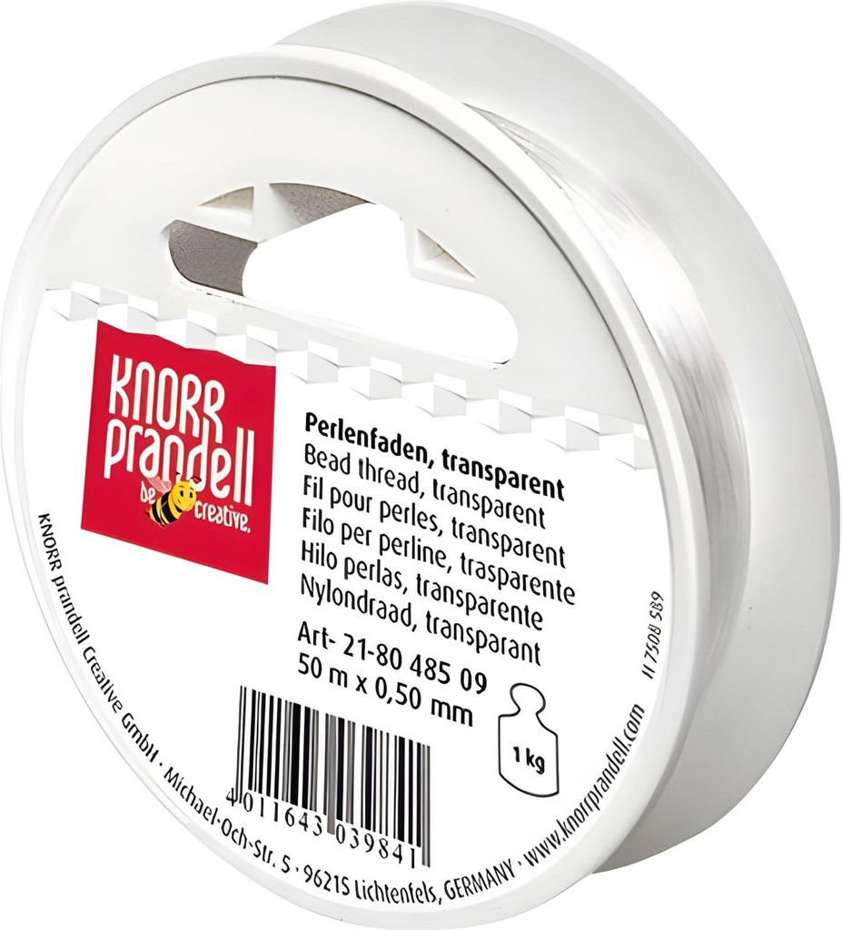 KNORR prandell 218048509 Perlenfaden transparent 50 m Ø Produktbild 