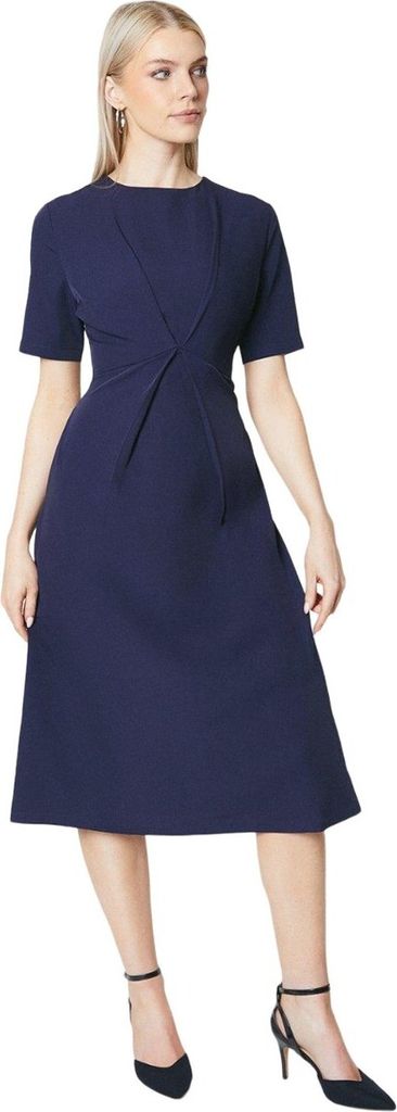 Principles - Midikleid Geraffte Taille für Damen DH6774 (40 DE) (Marineblau)