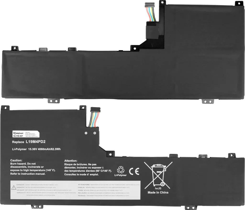 Batteria per Lenovo S740-14IIL-81RT PowerSmart 5B10W67424 15.36V 4060mAh - 6