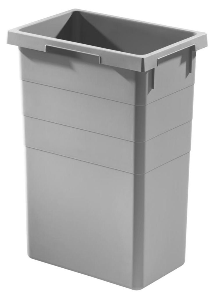 A light gray trash can insert is shown against a white background.