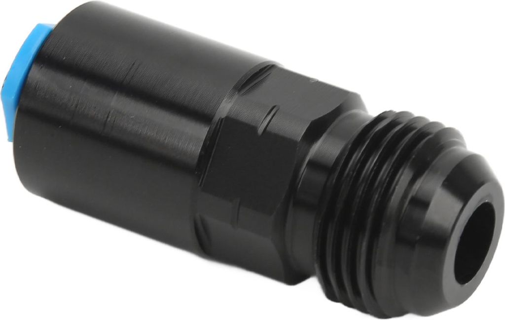 EFI-Adapter, AN-Stecker, Schnellkupplung, schwarz eloxierte 6061-T6-Aluminiumlegierung, Steckanschluss, AN8-3/8 Zoll