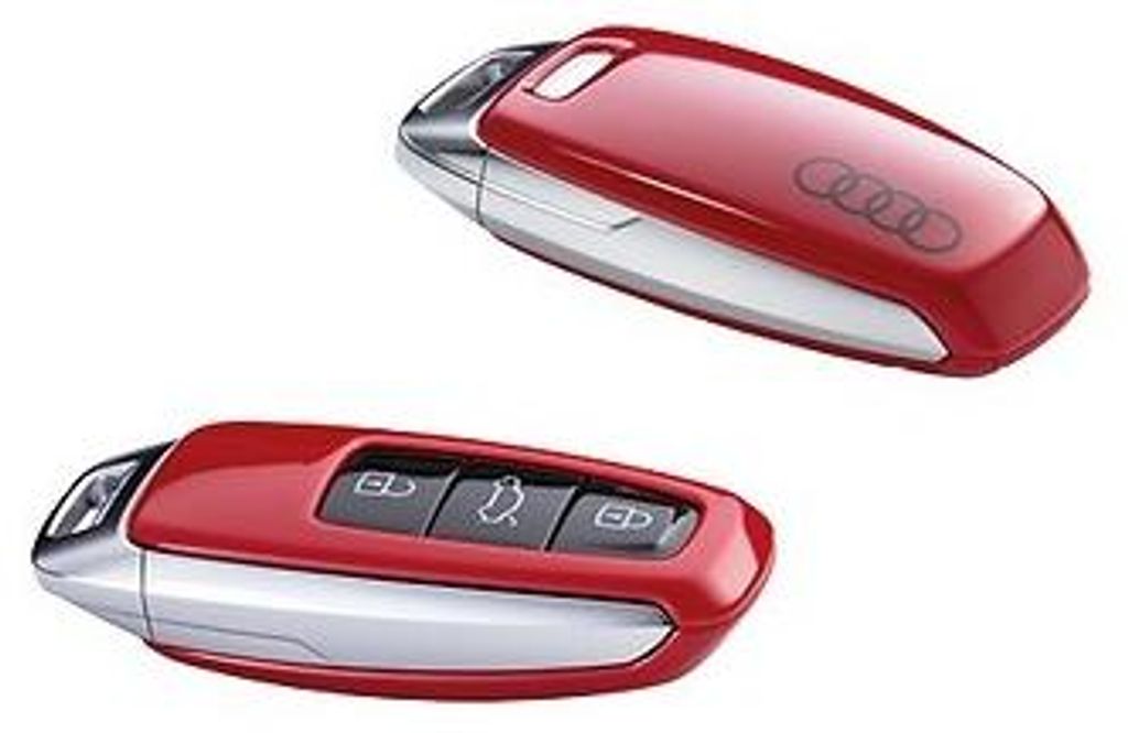Für A3 8Y A6 C8 A7 4K Q7 Q8 e-tron Original Audi Schlüssel Tasche Cover ROT in der Farbe ROT von Volkswagen AG