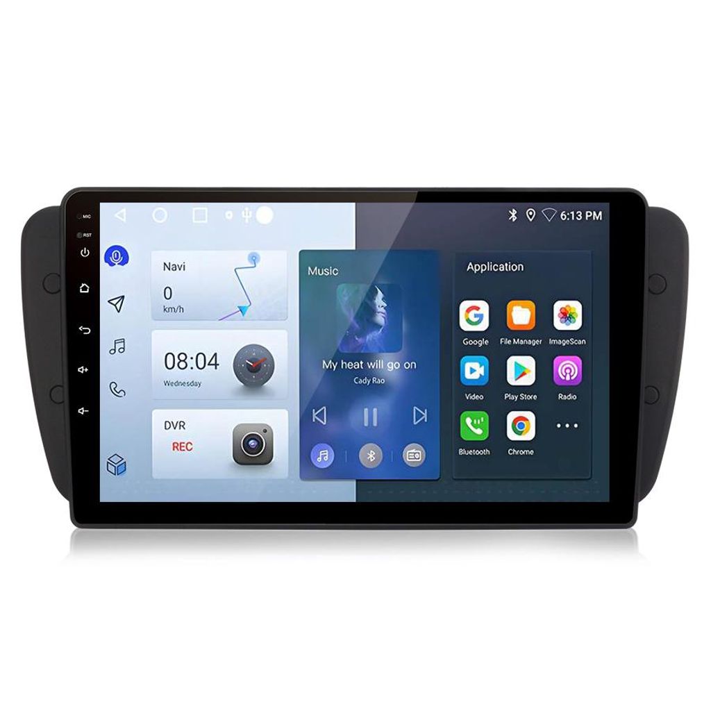 9 "Android13 2+64G carplay SWC GPS Navi android DSP Radio Für Seat Ibiza 6j 2009-2013 DAB+ 4kern