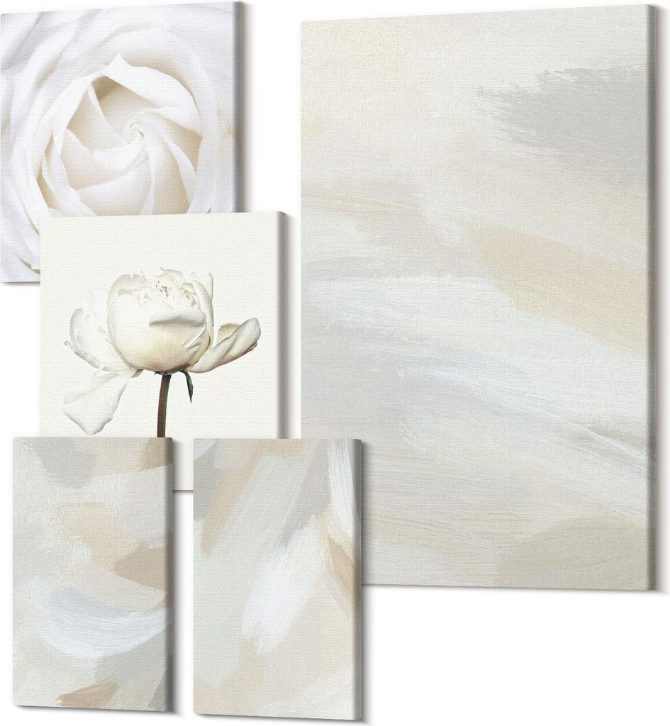 Leinwandbilder Mehrteilig 5-teilig – Modernes Design – Hochwertiger Polycanvas Kunstdruck – Wanddekoration & Wandkunst – Bilder für Zuhaus...