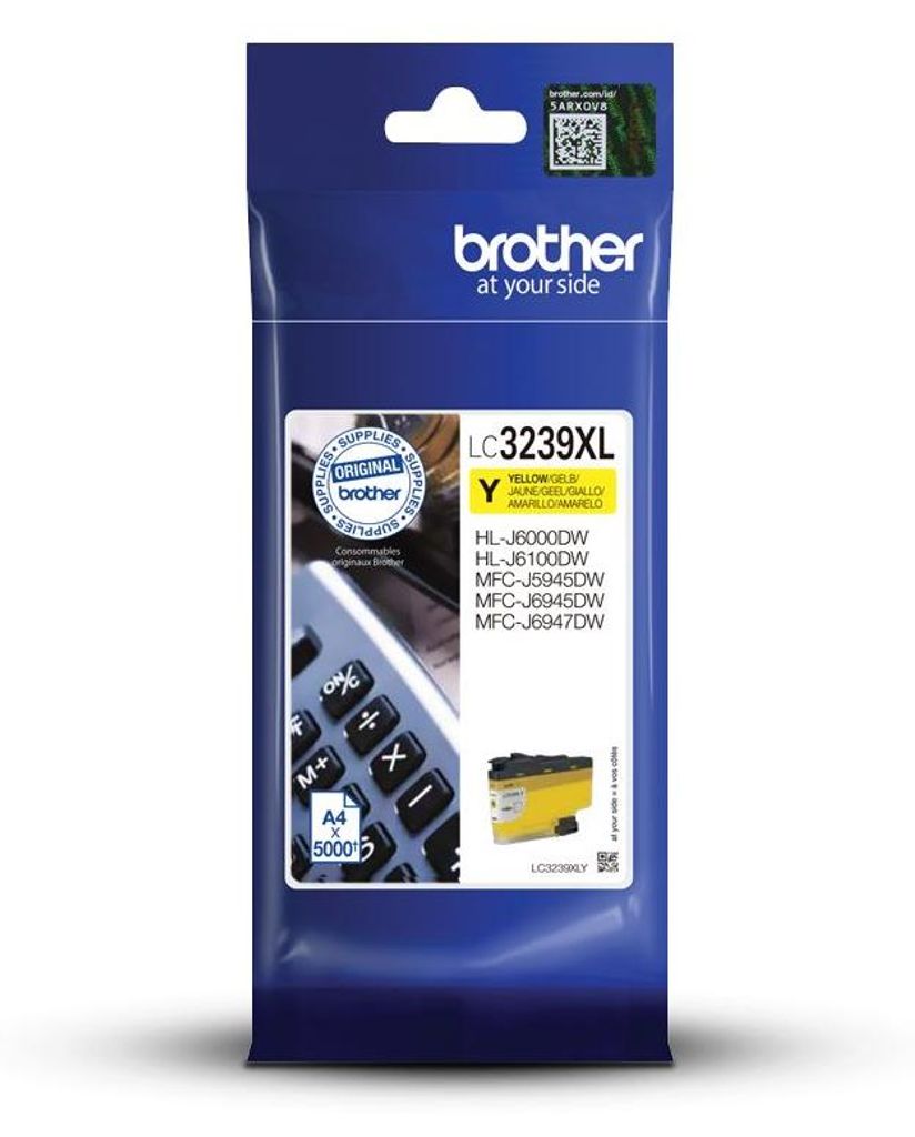 Brother cartouche d'encre LC3239XLY 5.000pages jaune Image du produit 