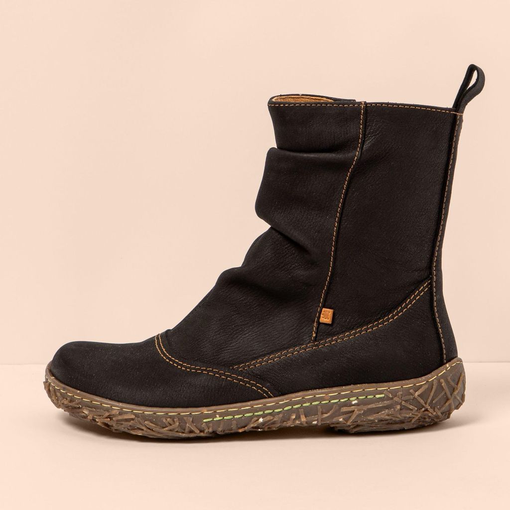 El Naturalista Schnürstiefel Damen N722 PLEASANT BLACK/NIDO Farbe Schwarz