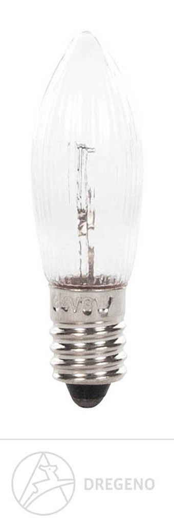 Ersatzteile & Bastelbedarf Riffelkerze 14V/3W E10, 100 Stück im Karton Breite x Höhe x Tiefe 1 cmx4,5 cmx1 cm NEU