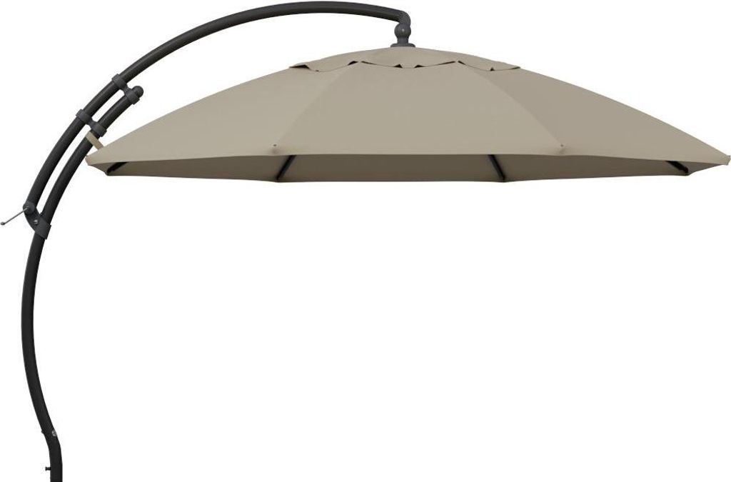 Sun Garden Easy-Sun 3,75m anthrazit/beige Ampelschirm