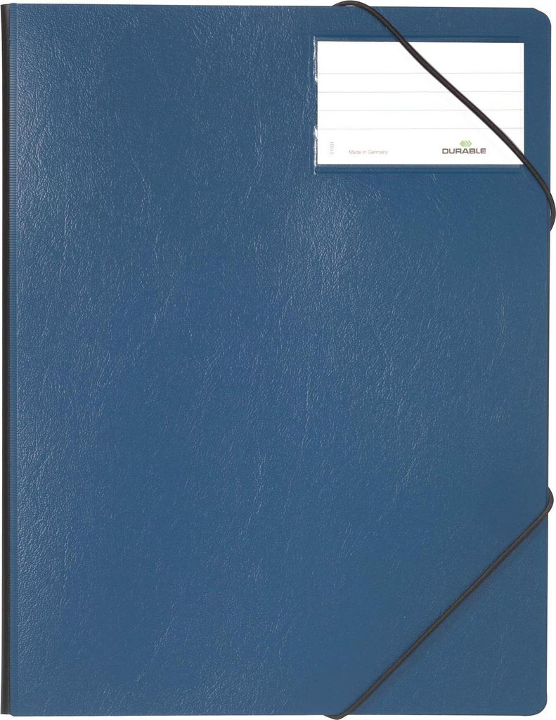 DURABLE Eckspannmappe A4, 232007 dunkelblau Produktbild 