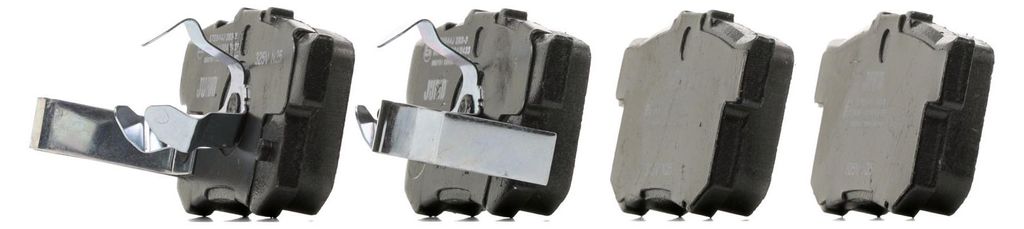 JURID Bremsbeläge Satz Hinten für HONDA CR-V IV (RM) 572544J