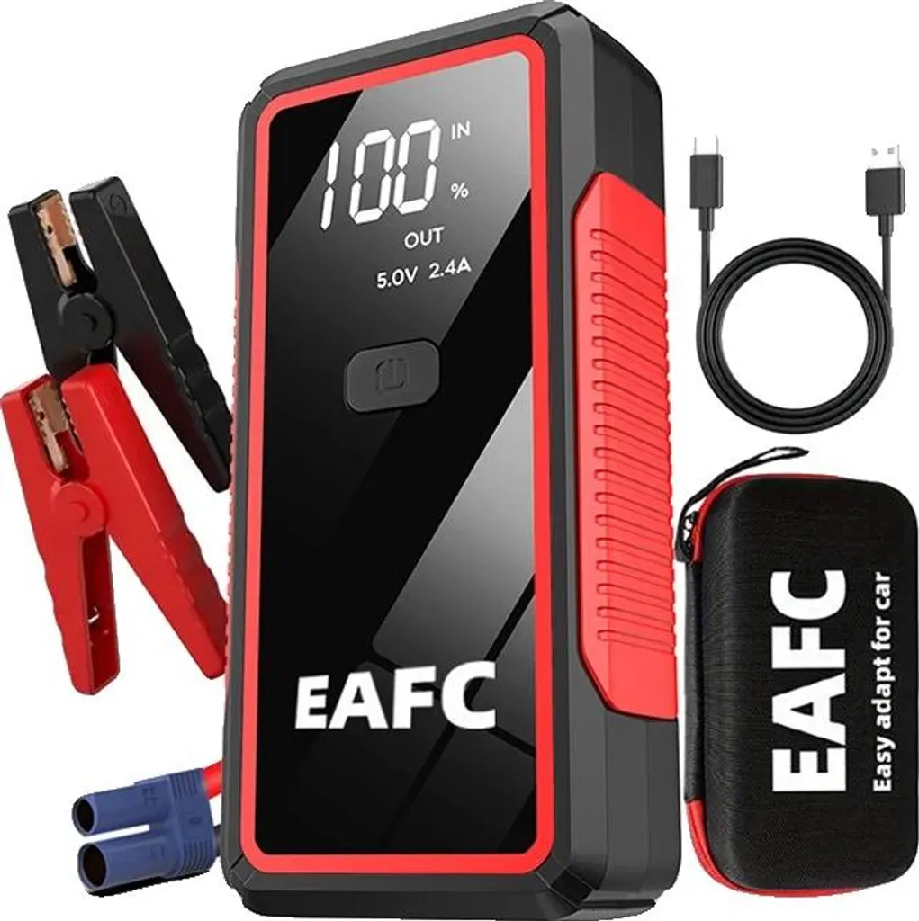 Jump Starter 2000A Peak Current - Avviatore Auto 12V USB Fast Charge - 1