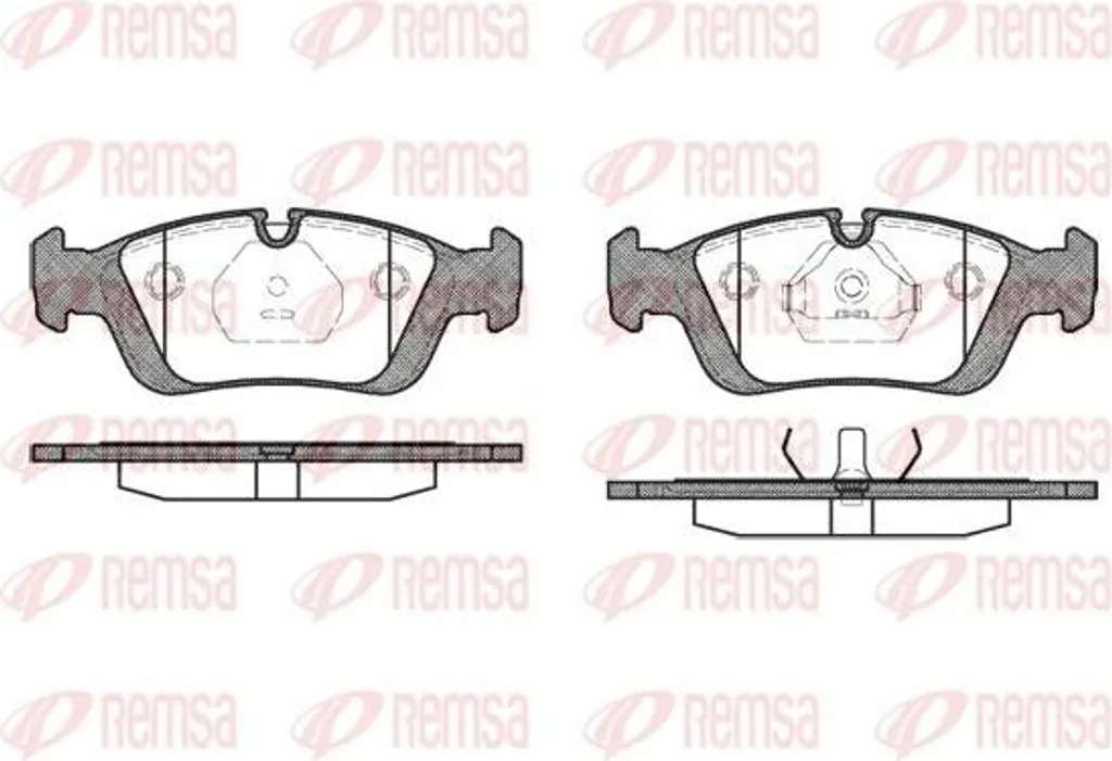 Kit plaquettes frein pour BMW Série 3 et Z4 - Remplacement OE 34111161437
