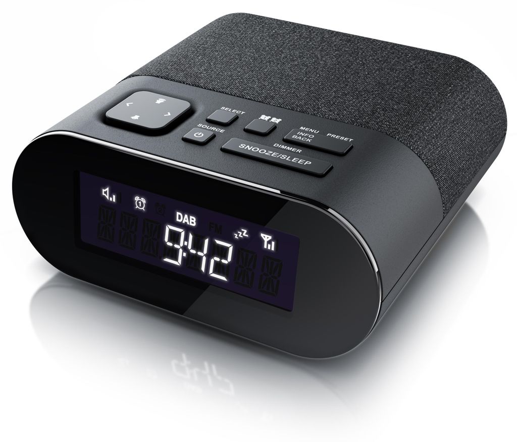 BEARWARE - Radio despertador DAB+: Radio digital para Imagen del producto 