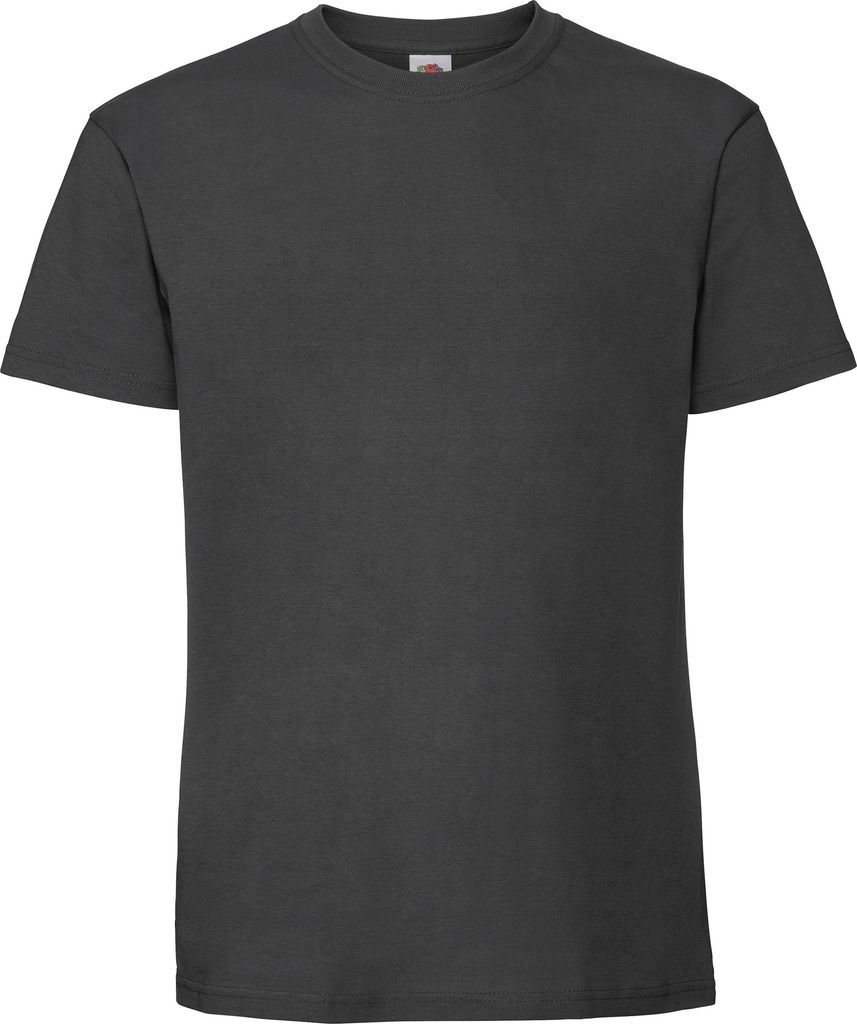 Fruit Of The Loom Herren Premium T-Shirt RW5974 (M) (Helles Graphit)