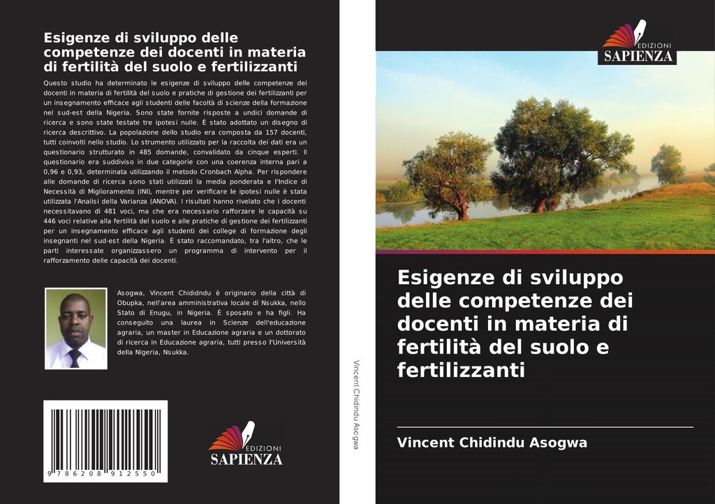 Esigenze di sviluppo delle competenze dei docenti in materia di fertilità del suolo e fertilizzanti
