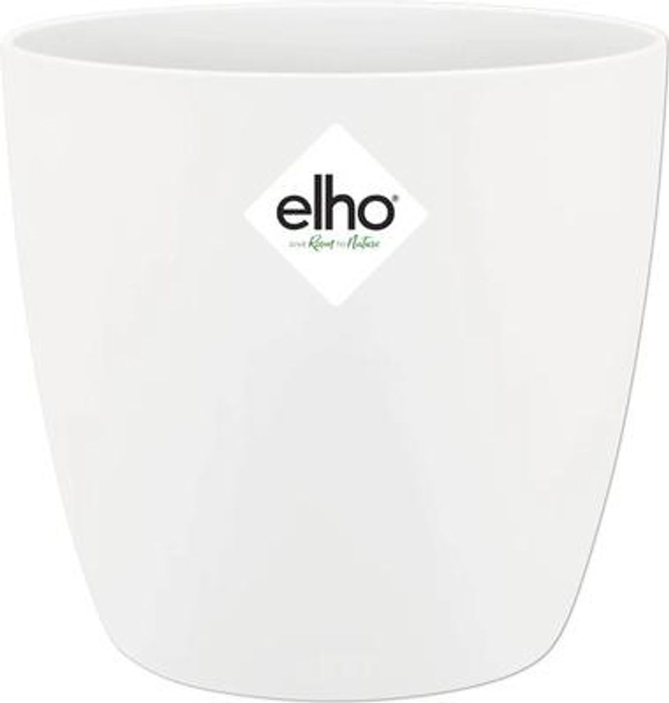 elho brussels Rund Mini 12,5cm Übertopf - weiss Produktbild 