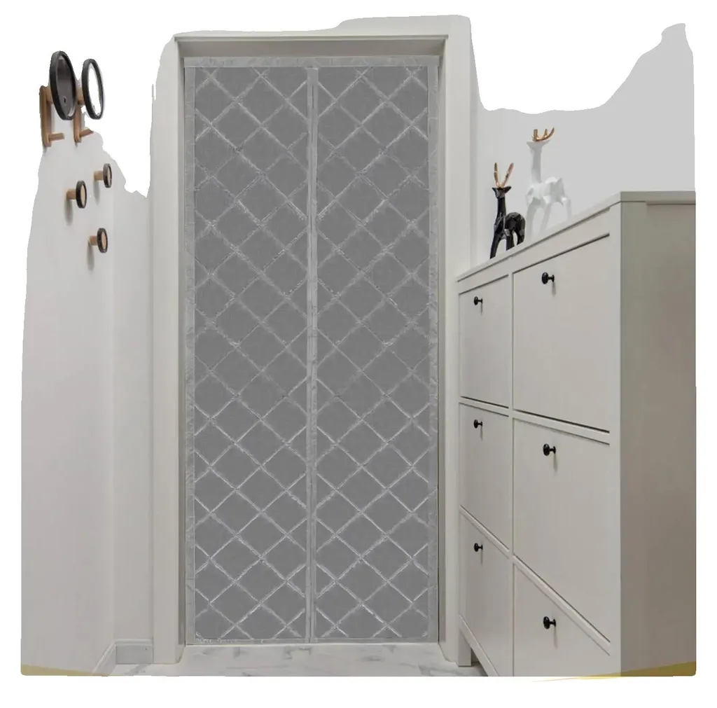 Rideau isolant extérieur pour porte-fenêtre, occultation 90% en PVC coton