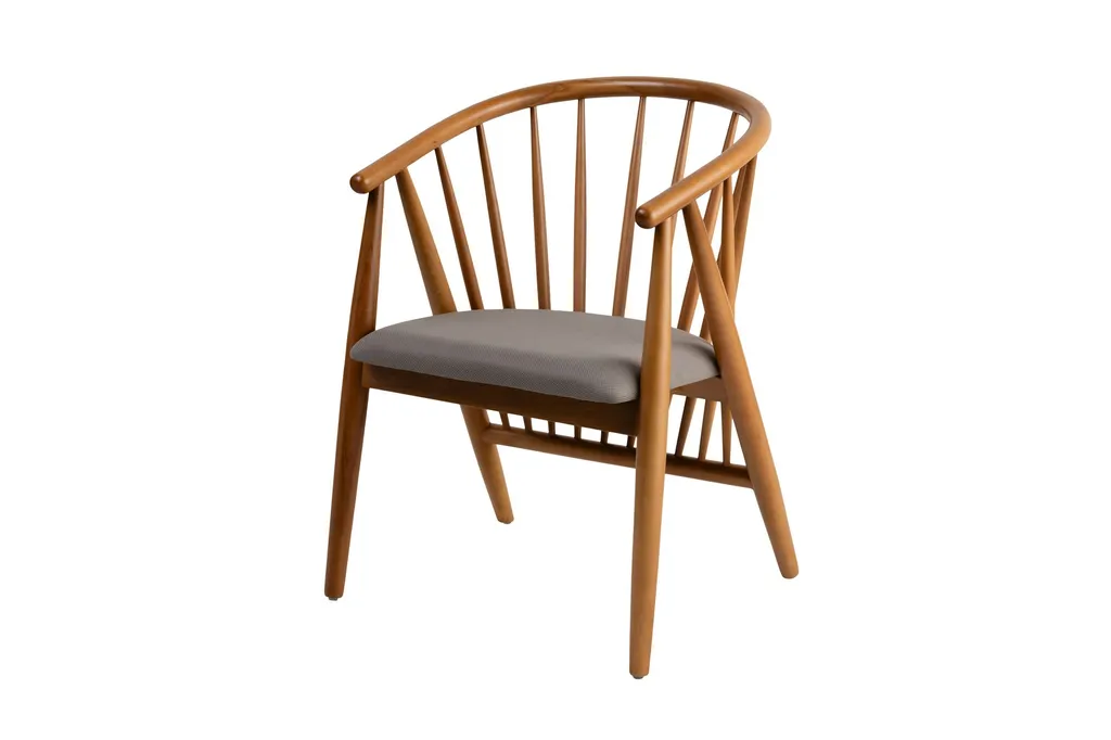 Chaise Doris en Bois de Chêne Véritable Haute Qualité Design Skye Decor - 2