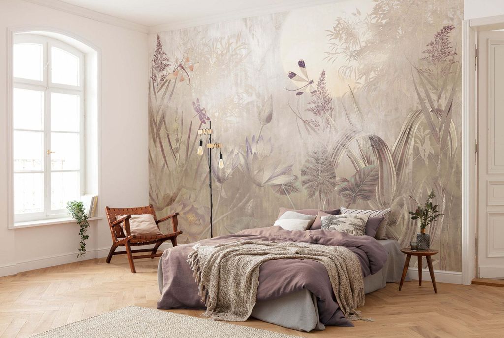 Komar netkaná tapeta - Vážka rybník - rozmery: 350 x 250 cm Obrázok produktu 
