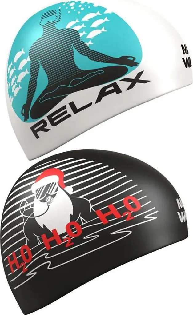 Bonnet de natation en silicone Madwave Reverse Diver - Accessoire réversible