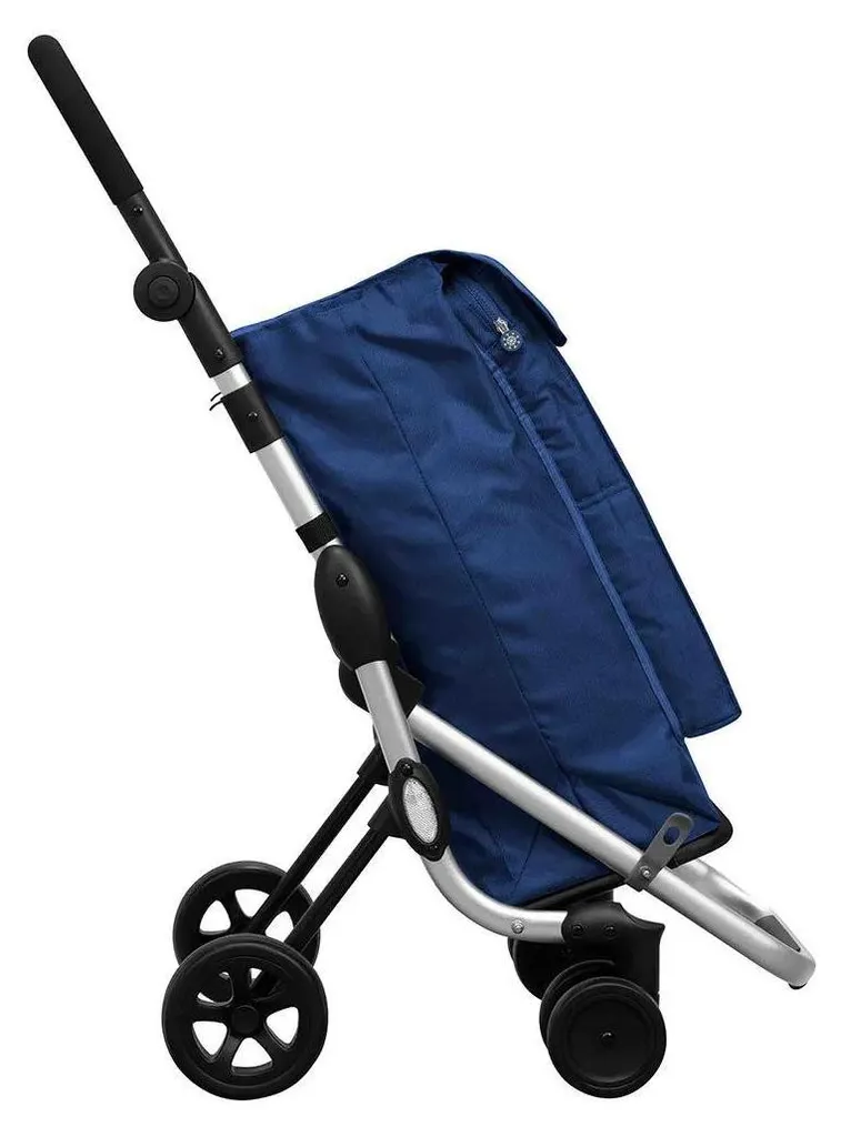 Poussette de Marché Playmarket Go Up Basic Navy 4 Roues de 49.5 L - 6