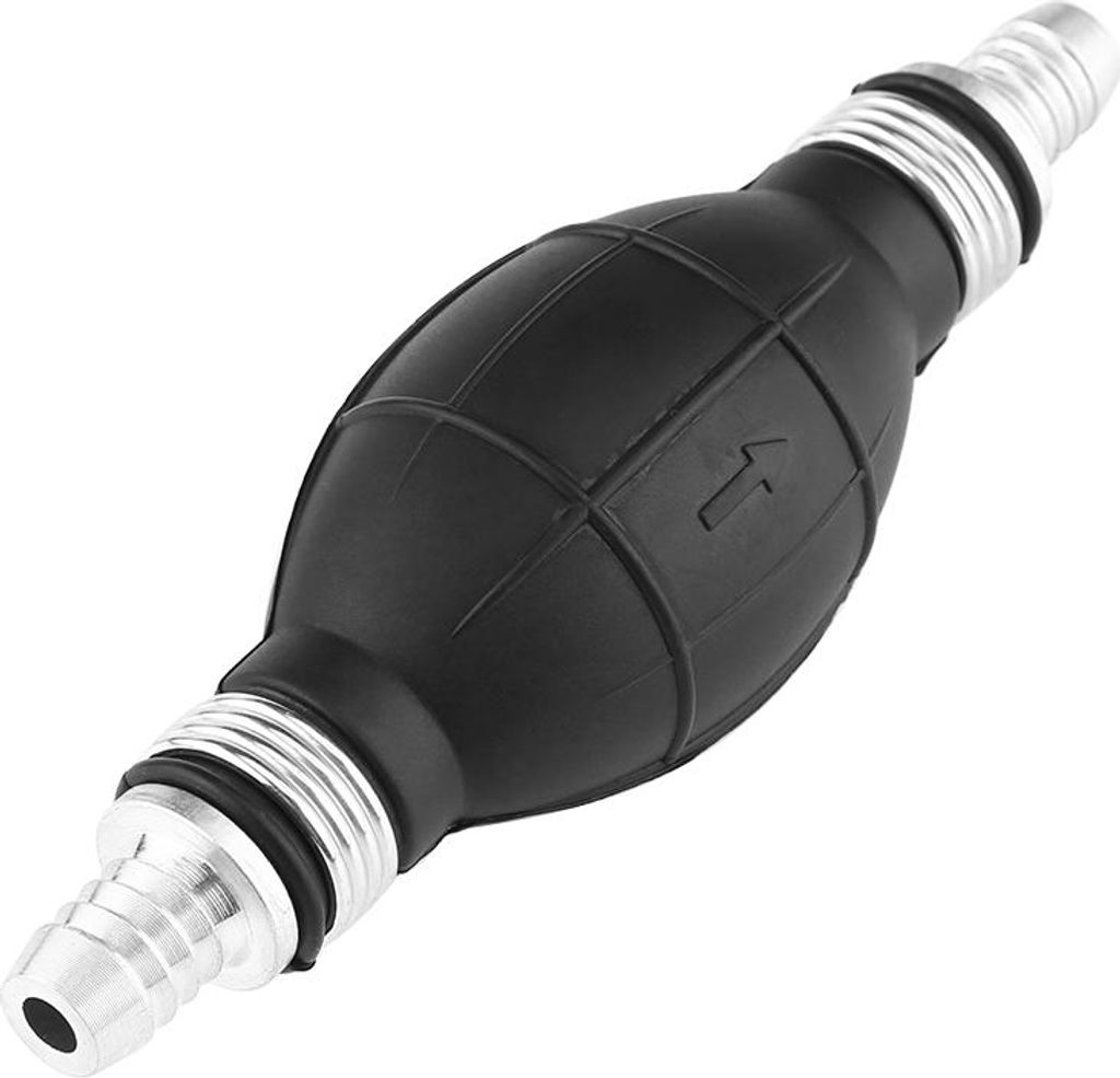 12 mm Gummi- und Aluminium -Kraftstoffpumpe Hand Primer -Lampen Benzin Benzin für Autoboot Marine Außenborder