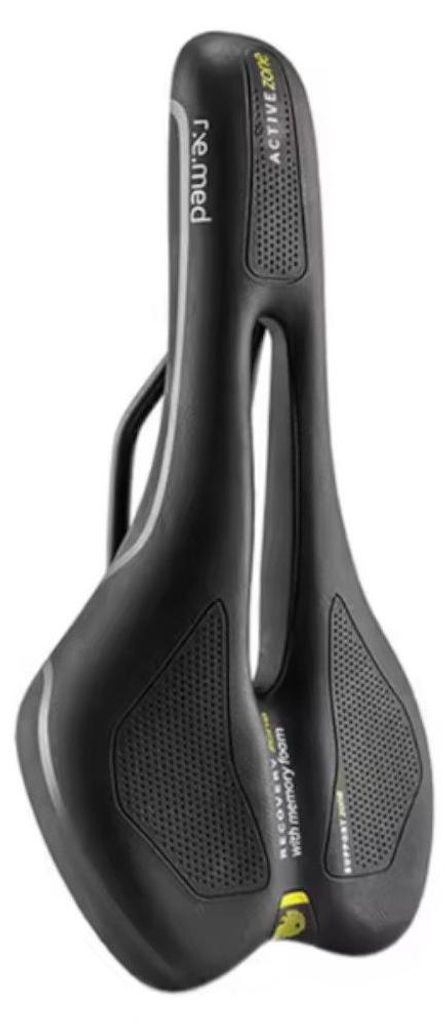 Sella da bicicletta Rockbros Memory Foam 2354Hrma nera Immagine del prodotto 