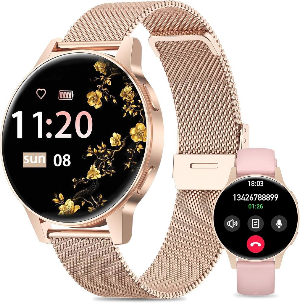 SLOKSFil Smartwatch Damen Klein 1,27" TFT Produktbild 